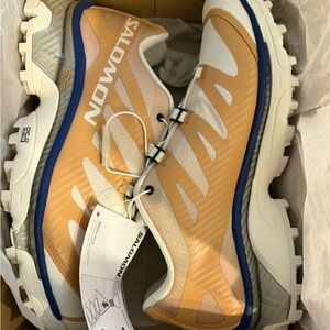 Salomon Vibrant Orange and White Running Shoes